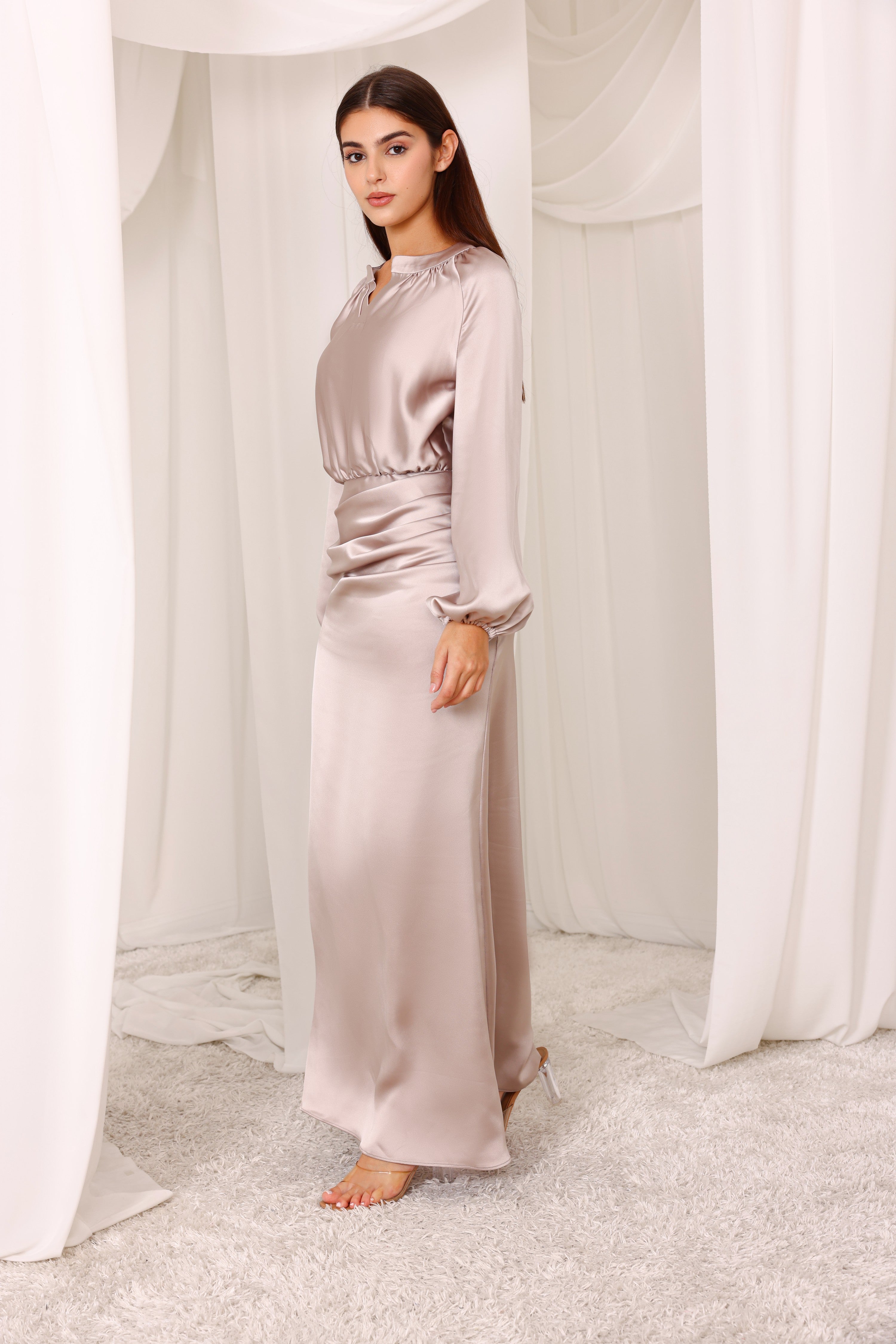 Celeste Satin Dress
