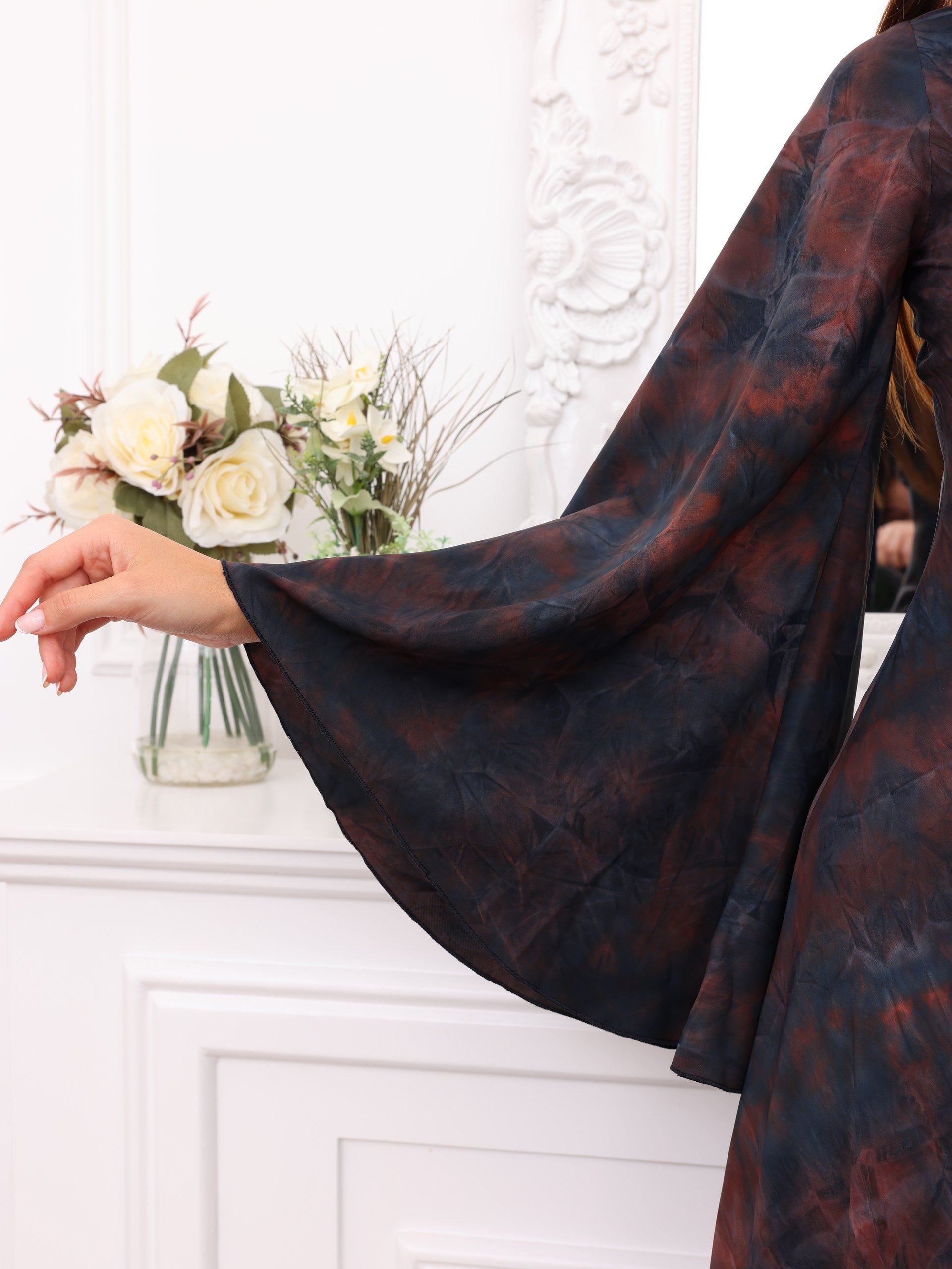 Midnight Crystalline Maxi Dress