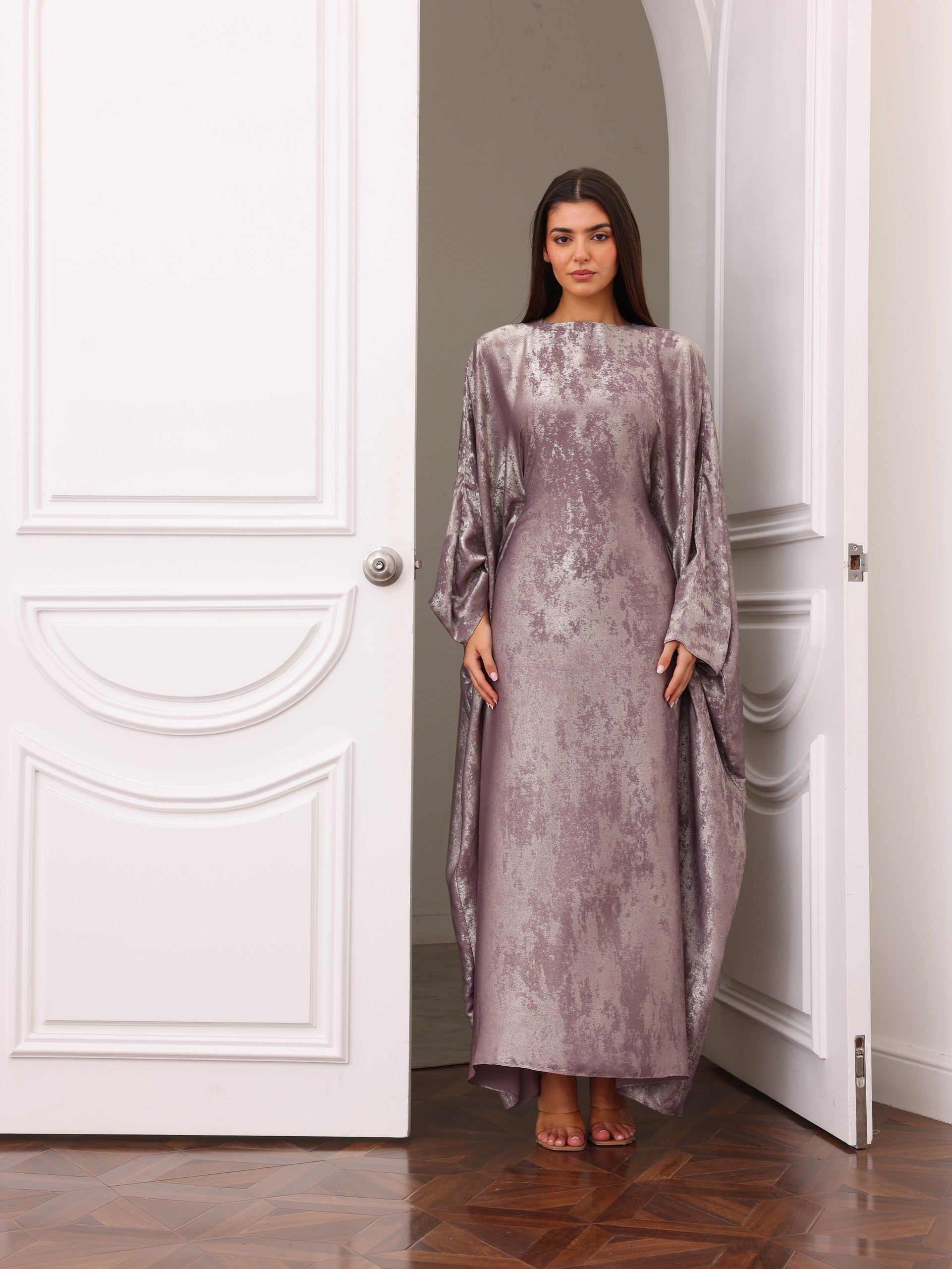 Moonstone Korean Silk Kaftan
