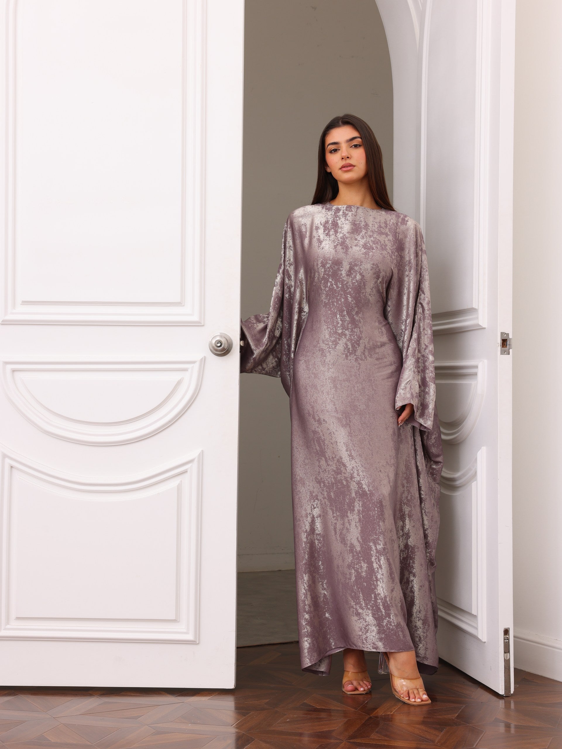 Moonstone Korean Silk Kaftan