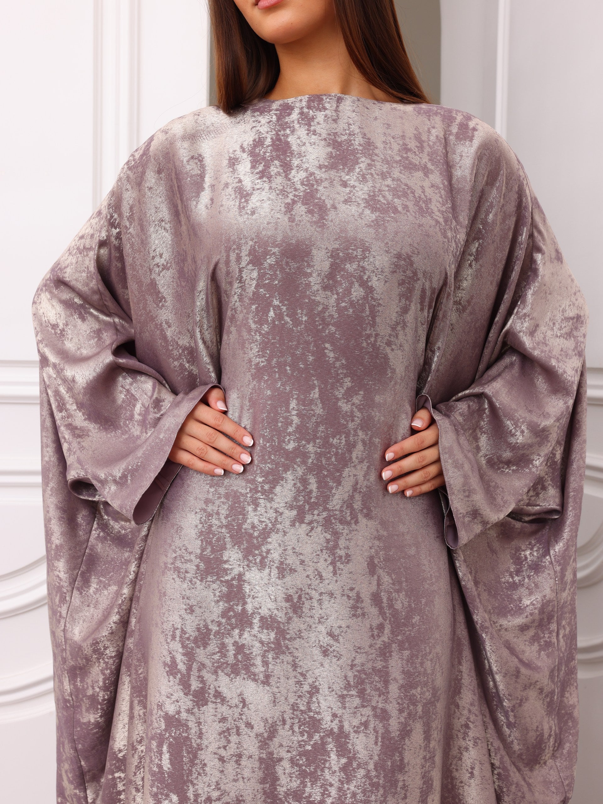 Moonstone Korean Silk Kaftan