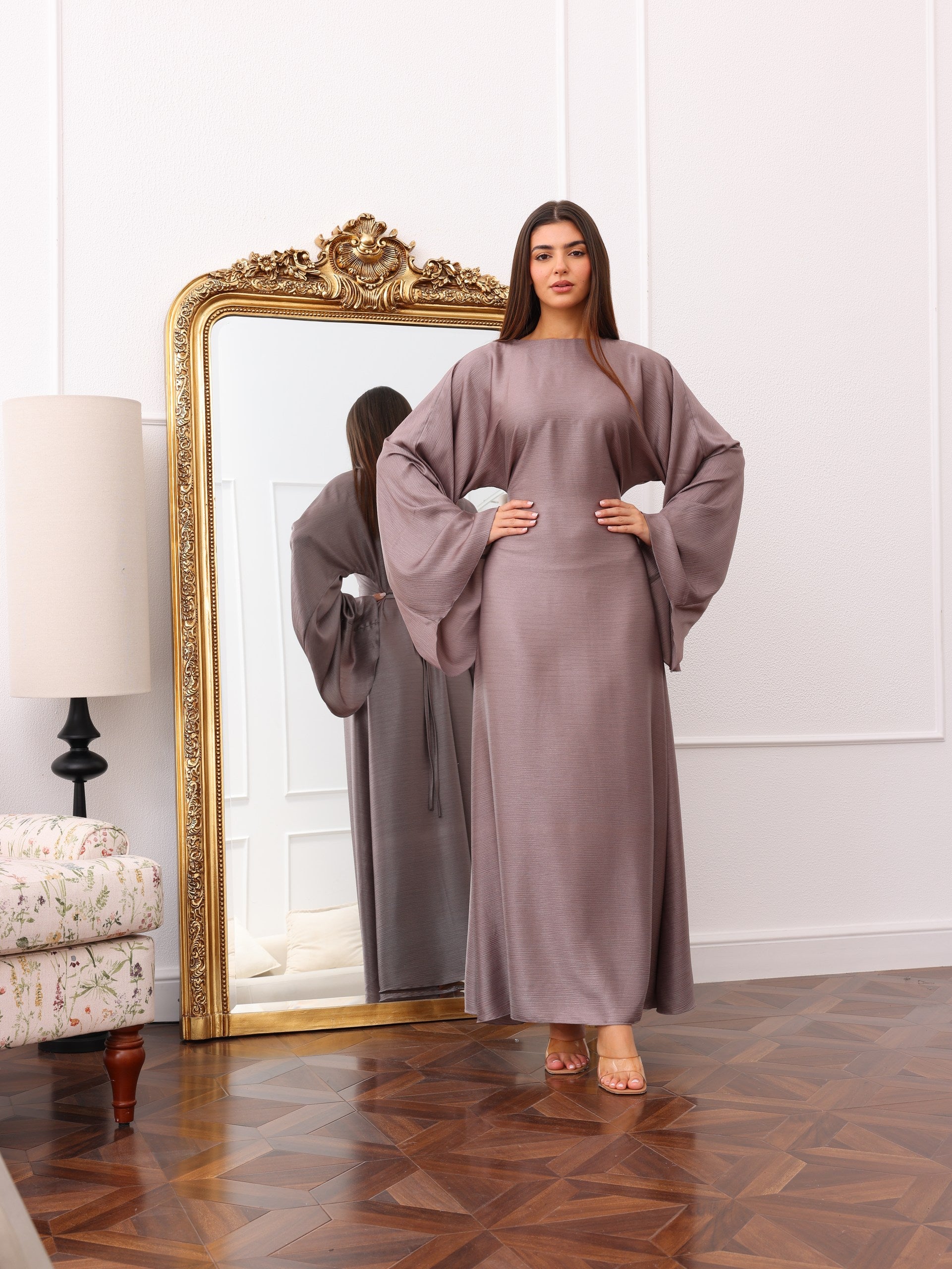 Aveline Dress - Dusty Mauve