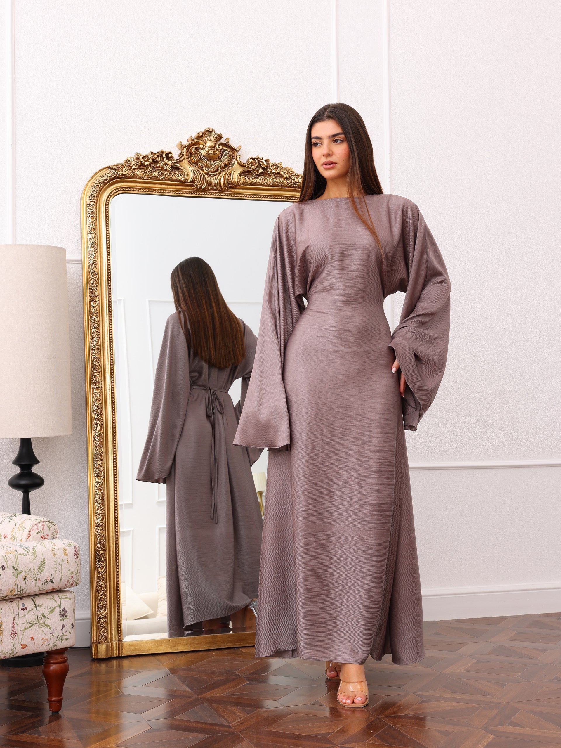 Aveline Dress - Dusty Mauve