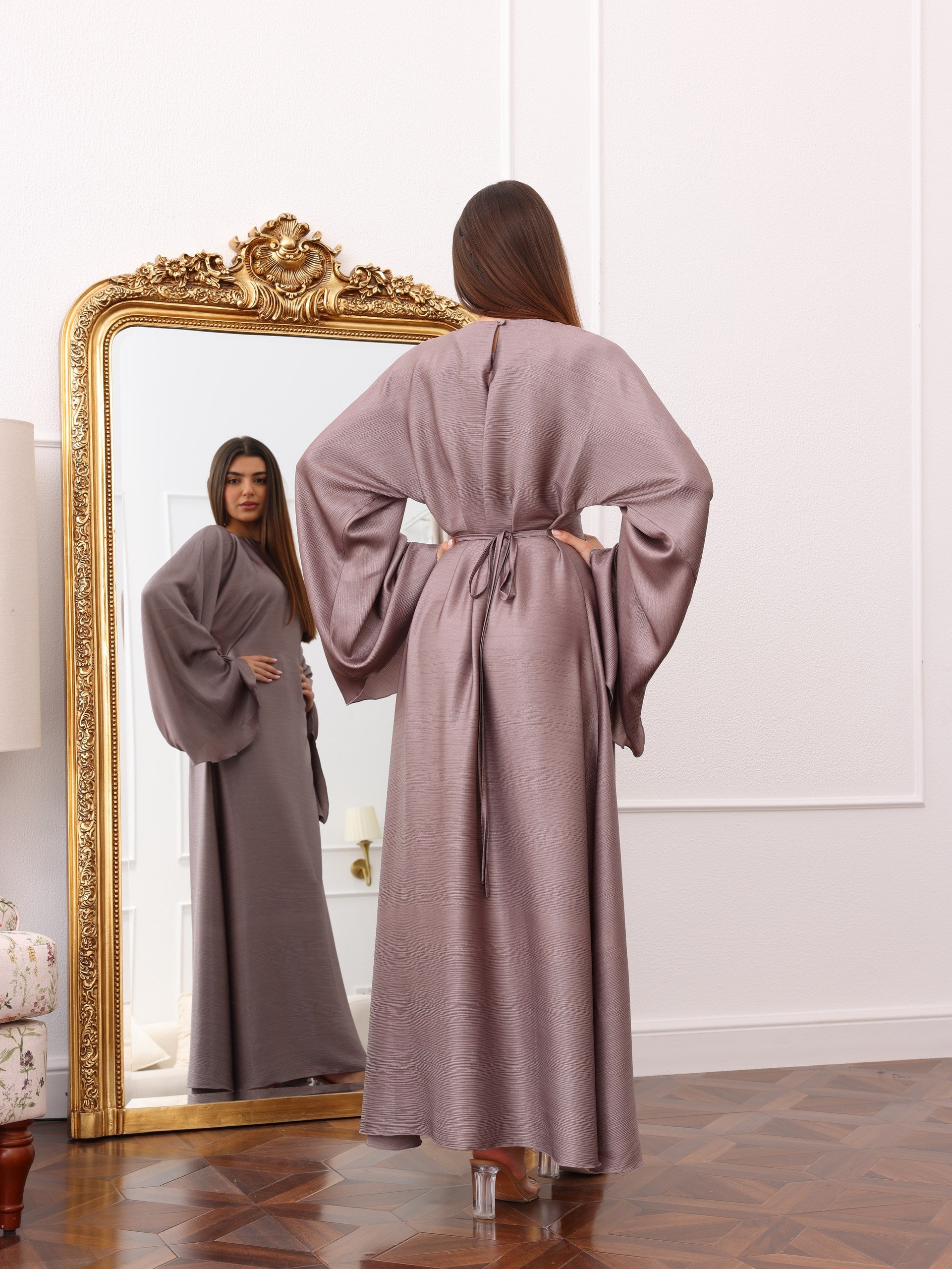 Aveline Dress - Dusty Mauve