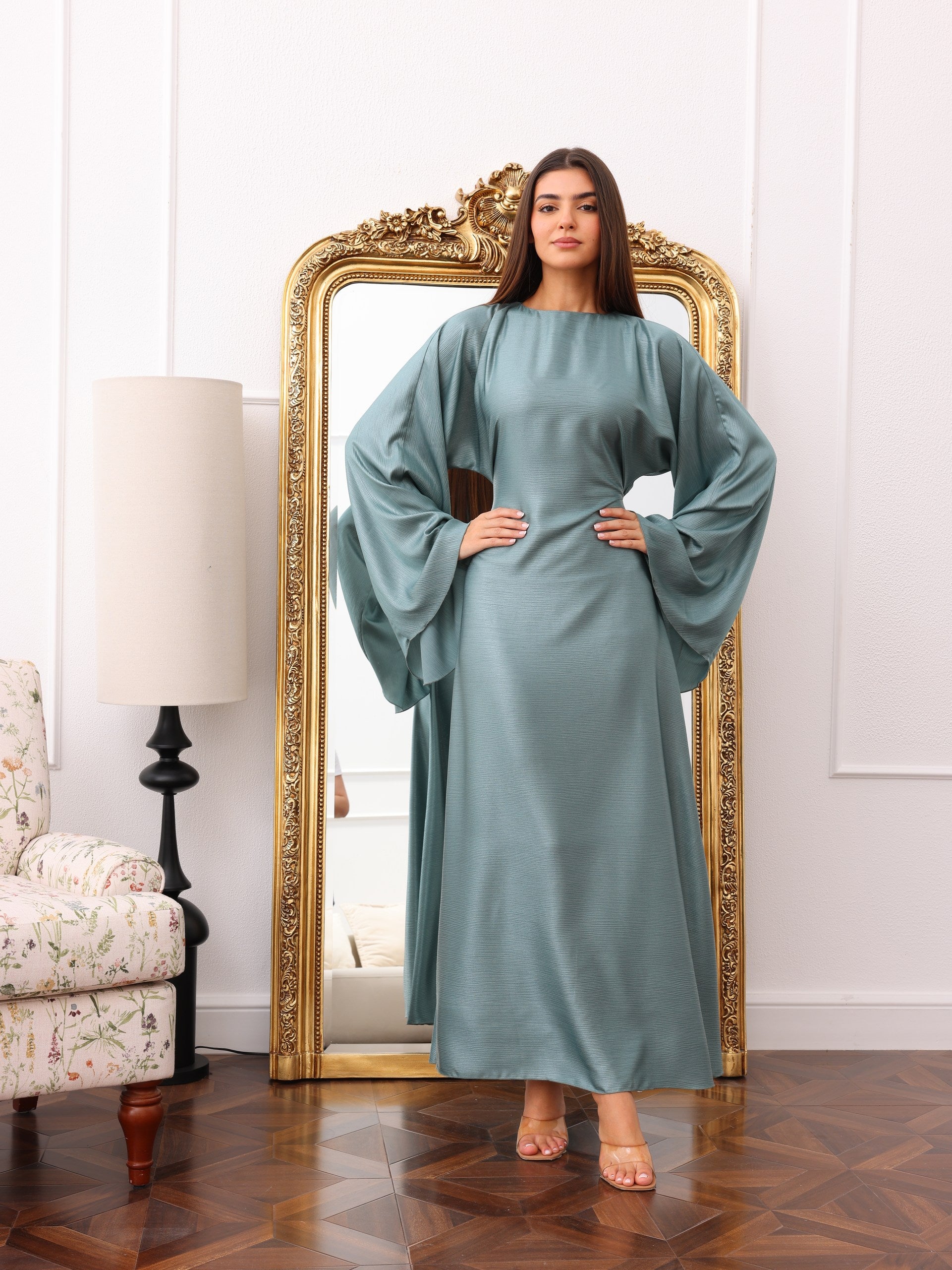 Aveline Dress - Vintage Teal