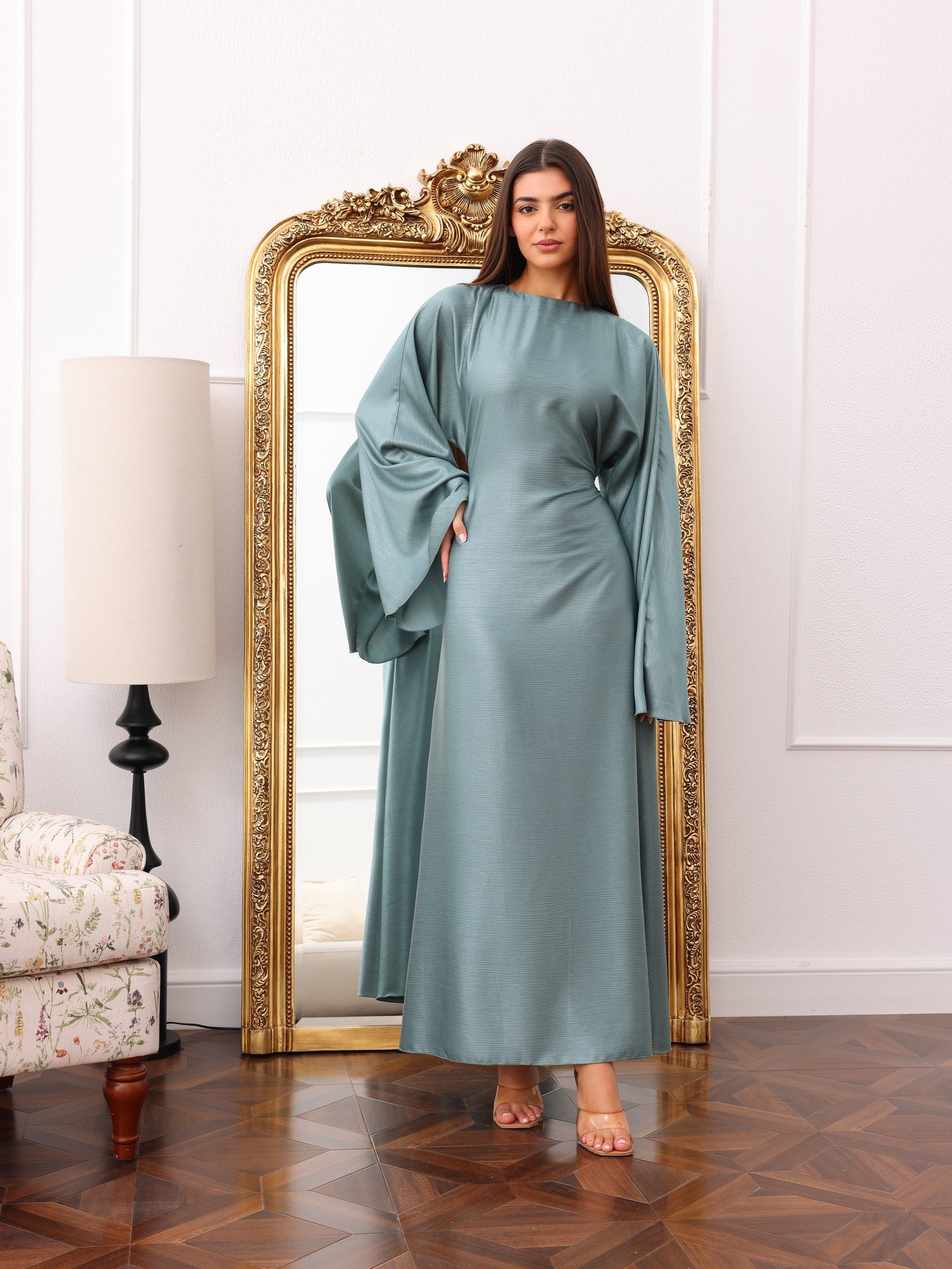 Aveline Dress - Vintage Teal