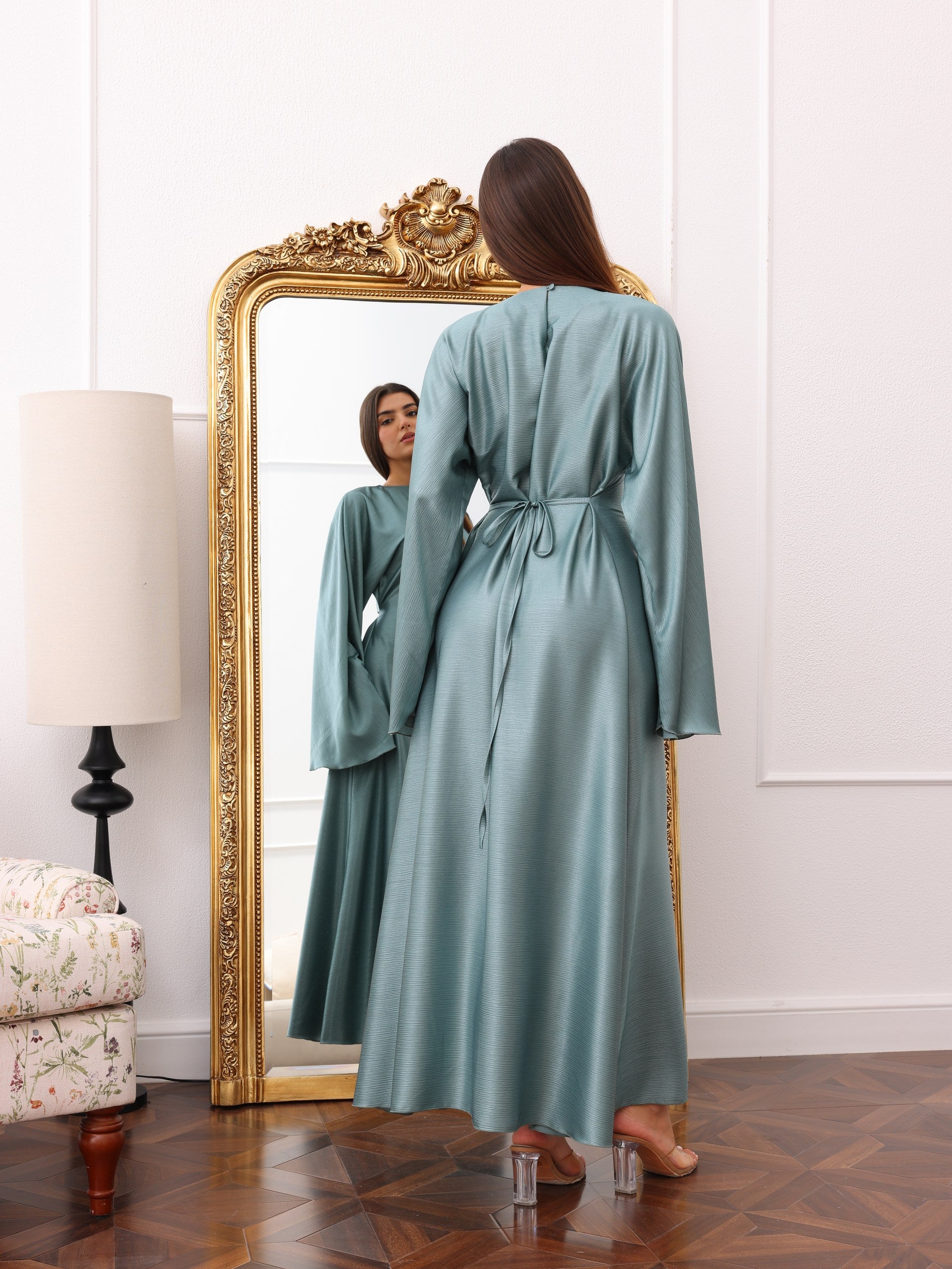 Aveline Dress - Vintage Teal