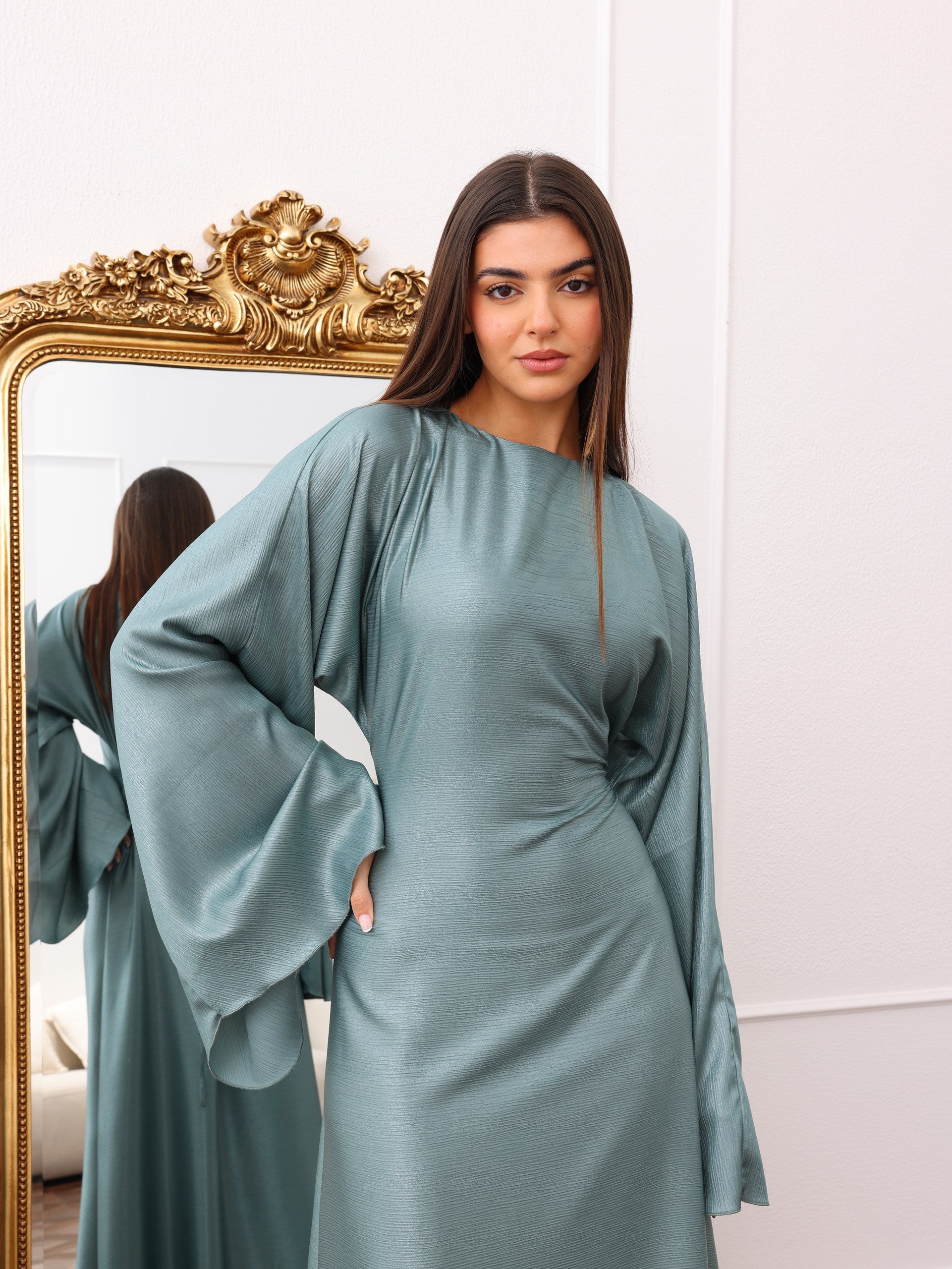 Aveline Dress - Vintage Teal