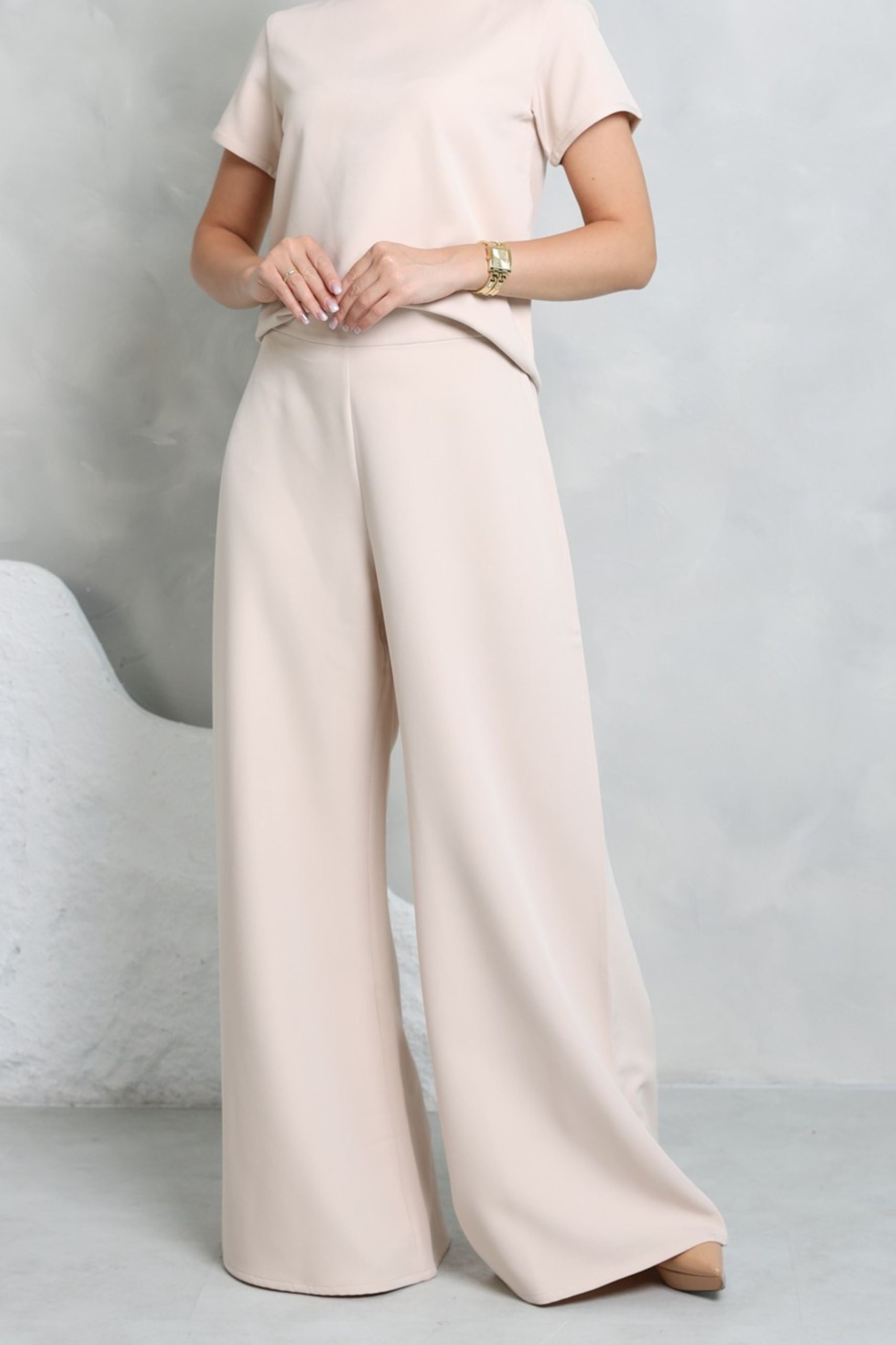 Crepe High Rise Trousers - Imperfect Edit